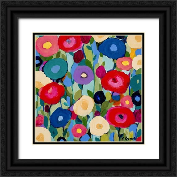 Schmitt, Carrie 15x15 Black Ornate Wood Framed with Double Matting Museum Art Print Titled - Summer Solstice