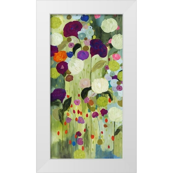 Schmitt, Carrie 18x32 White Modern Wood Framed Museum Art Print Titled - How Peace Feels