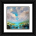 thumbnail image 1 of Schmucker, Annette 26x26 Black Ornate Wood Framed with Double Matting Museum Art Print Titled - Am Wasserfall, 1 of 4
