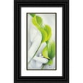 thumbnail image 1 of Schmucker, Annette 9x14 Black Ornate Wood Framed with Double Matting Museum Art Print Titled - Calla I, 1 of 4