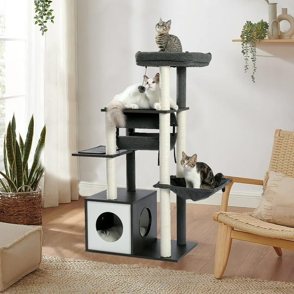 Schnappi Cool Luxury Tunnel Modern Cat Tree