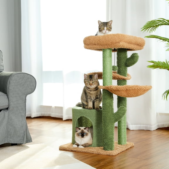 Schnappi Desert Cactus Cat Tree Hammock Perch Condo
