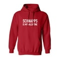 thumbnail image 1 of Schnapps Is My Valentine Adult Hooded Sweatshirt, 1 of 2