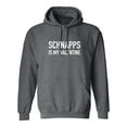 thumbnail image 1 of Schnapps Is My Valentine Adult Hooded Sweatshirt, 1 of 2