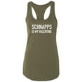 thumbnail image 1 of Schnapps Is My Valentine Racerback Tank, 1 of 3