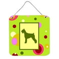 thumbnail image 1 of Schnauzer Aluminium Metal Wall Or Door Hanging Prints, 1 of 1