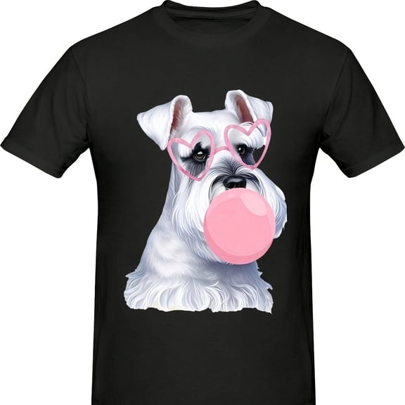 Schnauzer Blanco, Rega1lo De San Vaín Para Mamá Schnauzer, Diseño De mia De Sublón De Mezcla De Y63