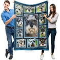 thumbnail image 1 of Schnauzer Blanket for Women Men Kids, Schnauzer Gifts for Schnauzer Dog Lover, Super Soft Fuzzy Dog Throw Blanket Schnauzer Decor Plush Gift for Birthday Christmas 50x60 inch, 1 of 6