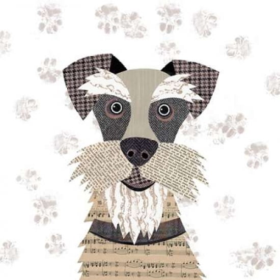 Schnauzer Canvas Art - Simon Hart (24 x 24)