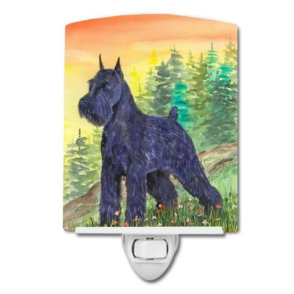 Schnauzer Ceramic Night Light