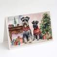 thumbnail image 1 of Schnauzer Christmas Greeting Cards and Envelopes Pack of 8 7 in x 5 in, 1 of 3