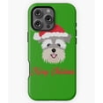 thumbnail image 1 of Schnauzer Christmas Holiday Dog Gift Phone Case for iPhone 16 15 14 13 12 11 Pro Max - Unique Phone, 1 of 2