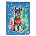 thumbnail image 1 of Schnauzer Christmas House Flag 28 in x 40 in, 1 of 7