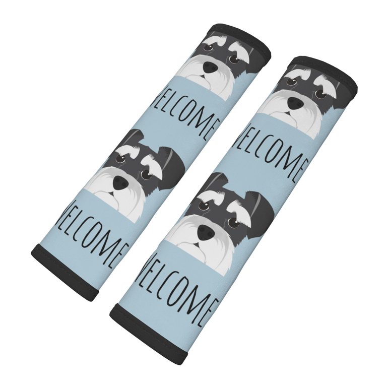 Schnauzer Car Seat Belt Cover Schnauzer Car Seat Belt Cover