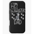 thumbnail image 1 of Schnauzer Dad Vector Dog Lover Gift Phone Case for iPhone 16 15 14 13 12 11 Pro Max, 1 of 2
