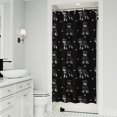 thumbnail image 1 of Schnauzer Dog Shower Curtain 36"x72" ,Bathroom Decorative Shower Curtains Set with 12 Hooks,Modern Waterproof Washable Shower Curtain, 1 of 6