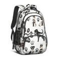 thumbnail image 1 of Schnauzer Dogs Backpack for School,Cute School Bag,Schoolbag with Adjustable Shoulder Straps & Padded Back,16.9 Inch, 1 of 5