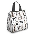 thumbnail image 1 of Schnauzer Dogs Insulated Lunch Bag for Women & Adults,Large Portable Soft Cooler Lunch Bag,Thermal Food Storage Tote with Pearl Cotton,8.66L,8.75x5.75x9.5 Inch, 1 of 6