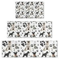 thumbnail image 1 of Schnauzer Dogs with Paw Kitchen Rugs Sets Of 3,Kitchen Runner Rugs Non Skid Washable,Decorative Kitchen Floor Mats for Kitchen,Sink,Laundry,17"x30"+ 17"x47" + 17"x59", 1 of 6