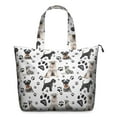 thumbnail image 1 of Schnauzer Dogs with Paw Travel Tote Bags for Women Carry On,Large Weekender Bags for Women Travel,Multi Functional Duffle Bag for Work,Shopping,Sports, 1 of 5