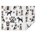 thumbnail image 1 of Schnauzer Dogs Rectangle Tablecloth 60"x84",Waterproof Polyester Rectangle Table Cloth, Wipeable Spillproof Polyester Tablecloth for Dining, Camping, Indoor and Outdoor, 1 of 5