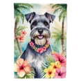 thumbnail image 1 of Schnauzer Luau House Flag, 1 of 7