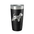 thumbnail image 1 of Schnauzer Mom Tumbler Dog Travel Mug Gift Insulated Laser Engraved Coffee Cup 20 oz Black, 1 of 5