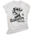 thumbnail image 1 of Schnauzer Mom, Unisex Women's Shirt, Mini Schnauzer, Schnauzer Owner, Funny Dog Mom Gift, Heather Ash, 3X-Large, 1 of 6