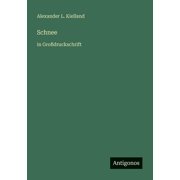 Schnee in Gro druckschrift, Paperback