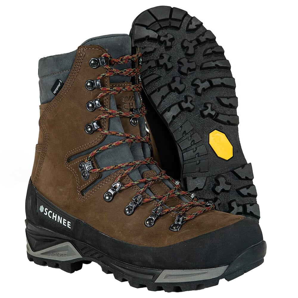 Schnees Cottonwood Dark Brown Leather Vibram Work Boots SCW-8200 Mens 9.5 Schnee main image 2