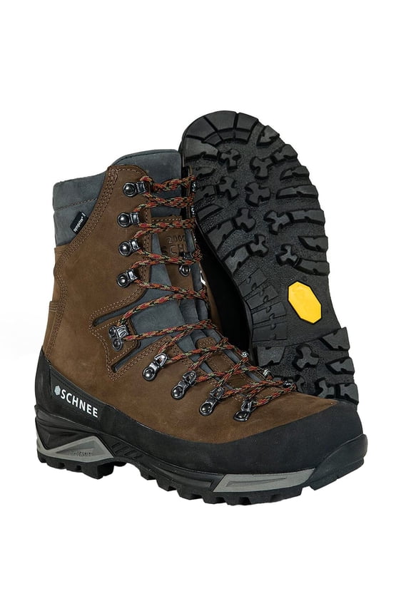 Beartooth v3 200g Men's Mountain Hunting Boots, Brown/Quarry, Waterproof, Vibram Tsavo Outsole, 9-Inch Height (SH-BTH-2-M/BRNQRY)