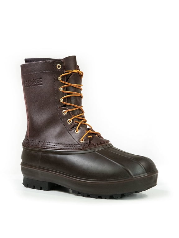 's Extreme Brown PAC Boot, 10"-13" Waterproof Insulated Leather Outdoor Hiking Boot (SH-EXTOS-10-13)