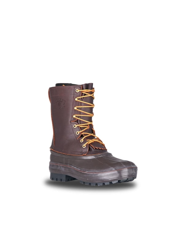 's Hunter II Brown PAC Boot, 10" Height, Durable Leather Upper, Insulated Outdoor Boot (SH-HNTOS-10-10)