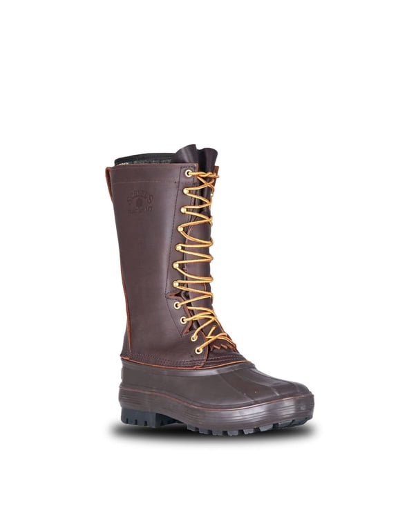 's Hunter II Brown PAC Boot, 13" Height, Durable Leather Upper, Insulated Outdoor Boot (SH-HNTOS-13-11)