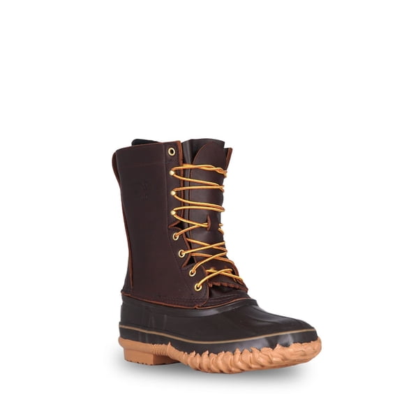 Schnee's Outfitter II Brown PAC Boot, 10"-15" Height, Durable Leather Upper, Insulated, Waterproof (SH-OUTOS-10-15)