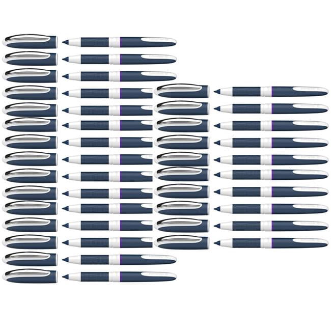 Schneider PSY183708-5 0.6 mm One Change Refillable Rollerball Pens, Violet - 5 Each