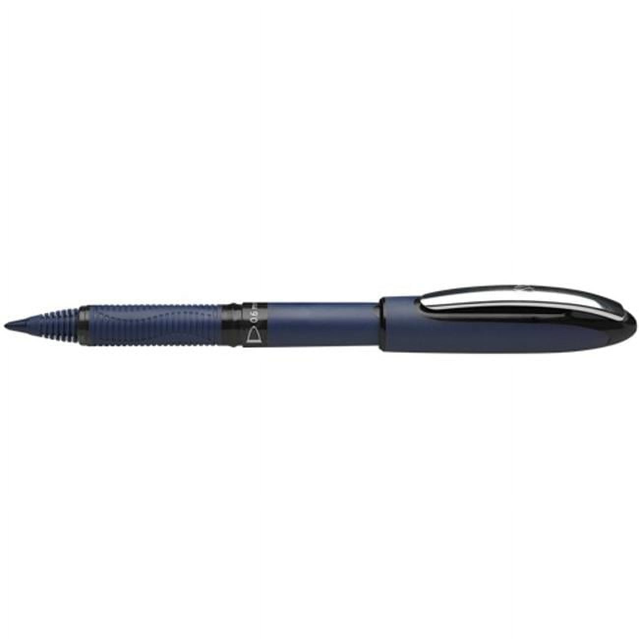 Stride STW183701 6 mm One Change Schneider Refillable Rollerball Pen,  Black - Pack of 5 