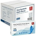 thumbnail image 1 of Schneider Blue Vinyl Synthetic Exam Gloves, Large, Case of 1000, 4-mil, Powder-Free, Latex-Free, Non-Sterile, Disposable Gloves, 1 of 5