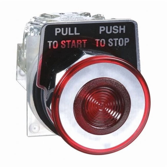 Push Button Operator, 30 mm, SPDT, Red 9001KR9RH13