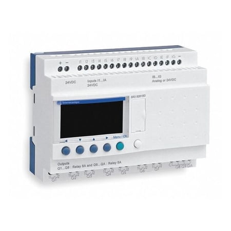 Schneider Electric Compact Smart Relay, 12Inputs, 8Outputs SR2A201FU
