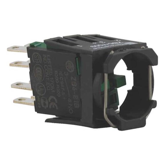 Schneider Electric Contact Block,2NO Slow Break,16mm ZB6Z3B