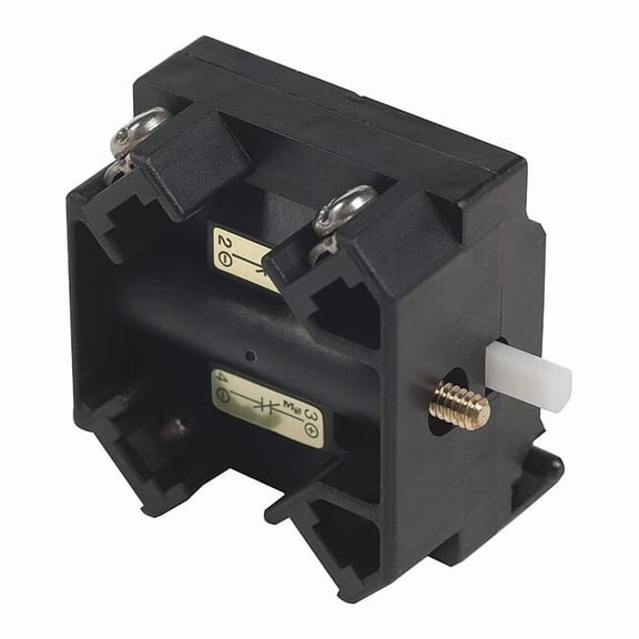 Schneider Electric Contact Block, Black, 2NO, 30 mm 9001KA55