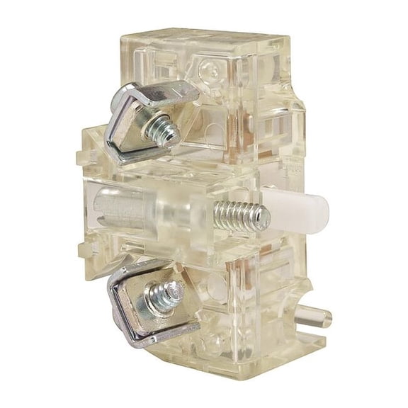 Schneider Electric Contact Block, Clear, 1NC, 30 mm 9001KA3G