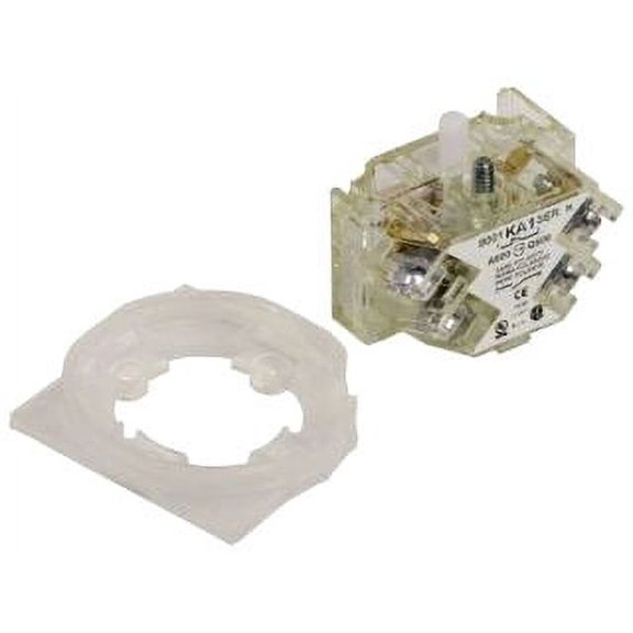 Schneider Electric Contact Block, Clear, 1NO/1NC, 30 mm 9001KA1