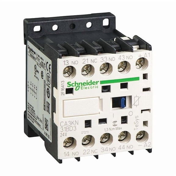 Schneider Electric Control Relay 600Vac 10Amp Iec +Options CA3KN31BD3