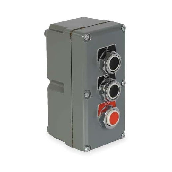 Schneider Electric Push Button Control Station,Up/Down/Stop 9001KYK32