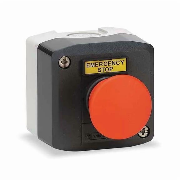 Schneider Electric Push Buttn Cntrl Station,1NC,Mushrm Head XALD164H29H7