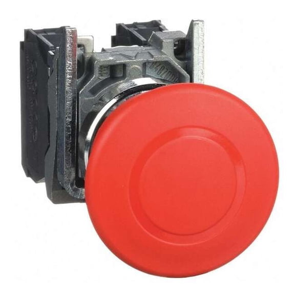 Schneider Electric Emergency Stop Push Button,Red XB4BT845