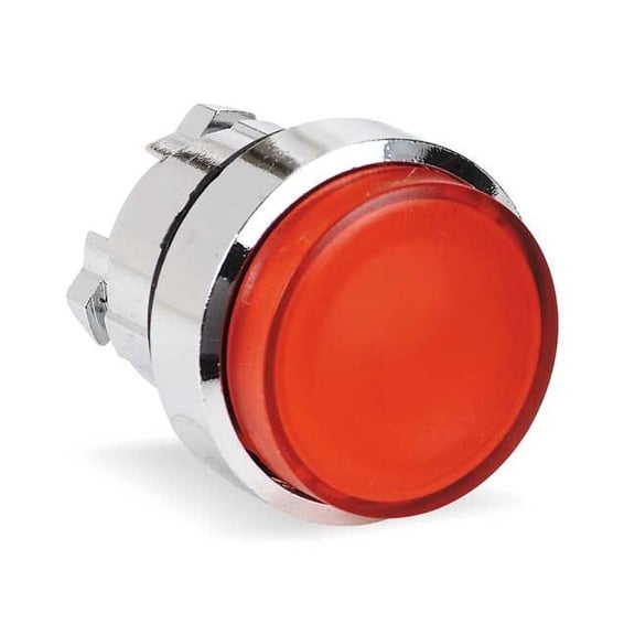 Illuminated Push Button Operator, 22 mm, Red ZB4BH43