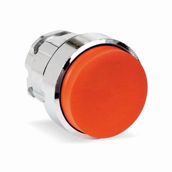 Schneider Electric Extended Push Button,Red,Non-Illum,22mm ZB4BH4